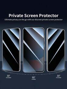 3 包隐私屏幕保护膜，适用于三星 Galaxy，防窥私人钢化玻璃膜，9H 硬度，防刮，无气泡，适合生日、家人、朋友防窥的礼物，手机屏幕保护膜，手机配件