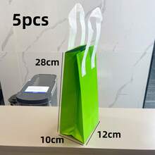 5 件套保温外卖袋，一次性冷藏袋，用于保温食物、饮料、牛奶、咖啡，颜色有白色、橙色、绿色、黄色、海军蓝、天蓝色可选