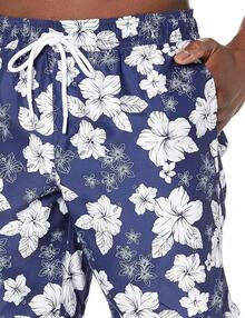 Normal Shower Bags - Blue Hibiscus Print. - View 5