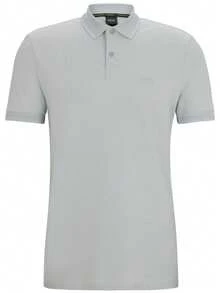Hugo Boss Men's Polo T-Shirt Grey - 052 Light-Pastel Gre - View 1