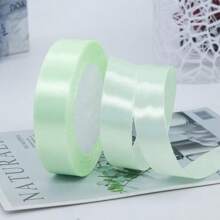 Rainbow Ribbon Solid Series 10 Colors Double Sided Satin Ribbon Used For Gift Packaging, Happy Birthday Party Decoration, Wedding Decoration, And Bouquet Decoration