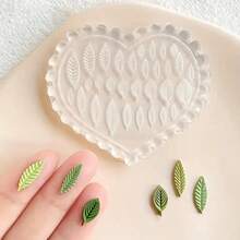 Heart-Shaped Pastoral Series Polymer Clay Soft Pottery Silicone Molds - Floral, Butterfly, Leaf, Fruit, Bow Decor Craft Molds, High Precision Mini Molds For Handmade Polymer Clay Earrings, Pendants, Decorations - Clear - View 17