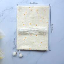 1 Stück A5 Kleine Gänseblümchen- und Blumenserie Buchüberzüge, Bibelüberzüge, Notizblockschutzüberzüge, Wochen-/Monatsplaner Schutzüberzüge, Büroartikel, Buchzubehör, geeignet für verschiedene Szenarien im Zusammenhang mit Büchern und Notizbüchern wie Zuhause, Schule, Geschenke usw., Schulanfang, Schulmaterial