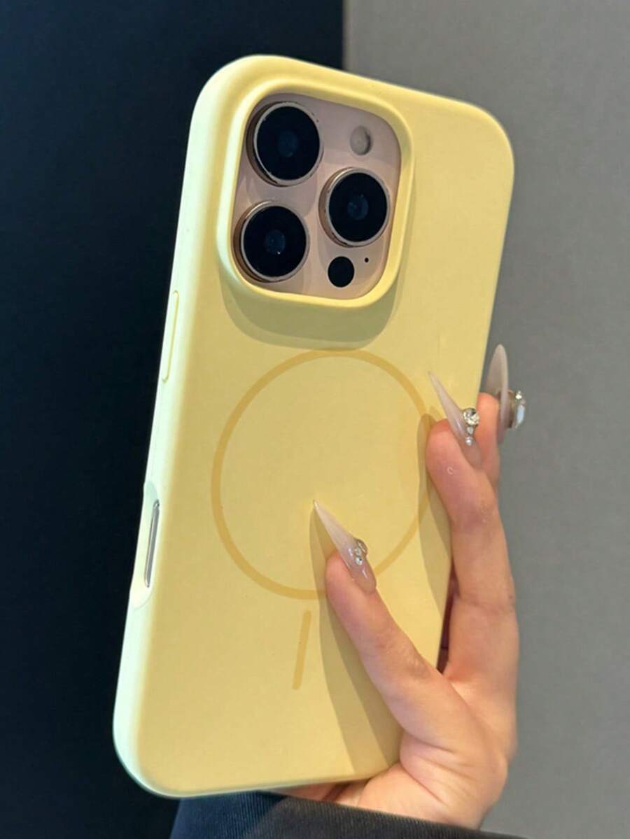 奢华磁吸软硅胶手机壳，兼容 17/16/15/14/13/12/11 Pro Max Plus，支持磁吸无线充电，防震保护套