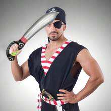 8pcs Inflatable Pirate Knives, Pirate-Themed Party Inflatable Swords, Suitable For Birthday Parties, Festivals, Role Play Stage Props - Multicolor - View 5