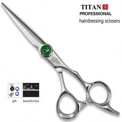 Titan Hairdressing Scissors 6 Inch Hair Scissors Professional Barber Scissors Cutting Thinning Styling Tool Hairdressing ShearHair ToolsHair ItemsT