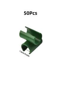 10/50Pcs Plant Support Trellis Connectors - Plastic Cross Buckle Climbing Pillar Accessories, High Firmness Durable With Link Stuts For Garden Frame Rod Grafting, Green Plant Trellis System, Trellis For Climbing Plants - Multicolor - View 18