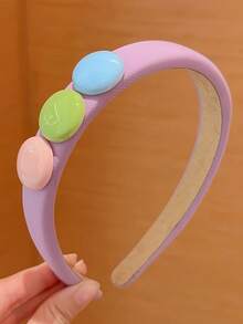 5pcs/3pcs/2pcs/1pc Teen Cute Macaron Color Headbands, High-Quality Minimalist Hair Accessories Suitable For Home, School, Party, Travel, Great Gift For Teen - Multicolor - View 16