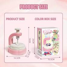 Ensemble de bouquet d'artisanat de jouets faits à la main pour filles, jouets fait main de fleurs simulées, cadeau d'anniversaire pour petite fille, ensemble repas surprise