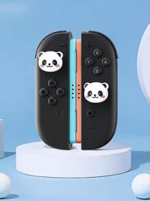 2 pièces Coiffes de joystick en forme de crâne pour manette NS2 Joy-Con, capuchons de pouce en silicone compatibles avec la console Switch NS2 et les accessoires de manette de jeu, modèles patte/requin/fleur/nuage/panda, plusieurs options
