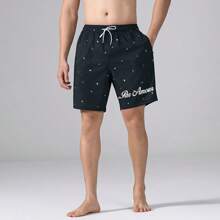 Pantaloncini da bagno personalizzati con stampa digitale per uomo, adatti per vacanze, terme, elastici e aderenti, perfetti per parchi acquatici, il regalo ideale per amici e fratelli