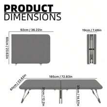 Pat pliabil, capacitate mare de încărcare, ușor, potrivit pentru camping, somn la birou, cazare pentru oaspeți peste noapte