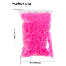 1000pcs/7500pcs Rainbow Handmade Weaving Loom Colorful Rubber Bands, DIY Bracelet Weaving Loom Kit, Perfect Gift For Holidays And Birthdays