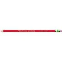 ® Erasable Checking Pencils, Presharpened, Carmine Red, Pack Of 12