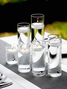 Decoraciones para la fiesta de bodas del Día de San Valentín, portavelas transparentes flotantes a prueba de viento, vasos hidropónicos de plantas de vidrio borosilicato de alta calidad, soporte para jarrón de mesa transparente para flores frescas