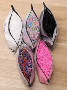 1000pcs/Pack Disposable Elastic Hair Bands, Ties And Ponytail Holders For Hairstyling And Casual Decoration, Everyday Hair Accessories, Suitable For All Seasons,Gym Back To School Hair Accessaries