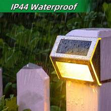 12pcs Outdoor Solar Deck Lights, Outdoor Solar Lights, Fence Solar Lights, Suitable For Fences, Yards, Gardens, Paths, White And Warm Light