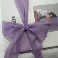 1 pezzo di nastro in chiffon con paillettes da 60D, fiocco vintage per torte, profumo di fiori, decorazione per matrimoni, confezione di biglietti, nastro in fibra di poliestere dal tocco lussuoso per decorazione di scatole regalo, disponibile in più colori - Multicolore - Visualizzare 27