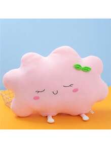 Cojín de almohada con forma de nube de dibujos animados de 35cm/13,77 pulgadas y muñeco de peluche de sol lindo de 45 cm/17,71 pulgadas, muñeca de trapo, perfecto como regalo de San Valentín, cumpleaños o Año Nuevo, adecuado para decoración de habitación infantil