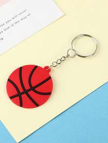 1/4 件时尚运动风格足球、篮球和橄榄球钥匙扣挂件，适合男孩和女孩、包包、车钥匙，用途广泛、轻巧，是送给朋友的小礼物 - A - 查看 11