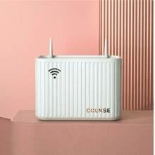 1pc Multi-Color Large Capacity WiFi Storage Box, Suitable For Various Models, Simple And Fashionable Style, High-Quality Material, Multi-Layered Design, With WiFi Logo Details, Combining Storage And Tech Aesthetics, Suitable For Home And Office Indoor Scenarios