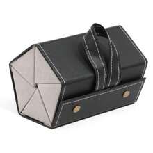 Multifunctional Glasses Case - Large Capacity Leather Glasses Storage Box, High-End Multi-Compartment Sunglasses, Optical Glasses, Eyeglasses Case, Portable Travel Accessory, Wall Mount
