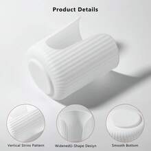 一次性纸杯架，塑料浴室杯架，漱口水杯架，浴室和厨房多功能杯子整理架（半透明）