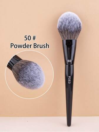 1pc 50# Powder Brush Contour Sculpting Setting Powder Brush Heart Synthetic Hair Face Bronzer Powder Blush Setting Makeup Tools,Foundation Brush,Concealer Brush,Blush Brush,Contour Brush,Blush Brush,Bronzer Brush,Powder Brush,Foundation Brush,Blush Brush