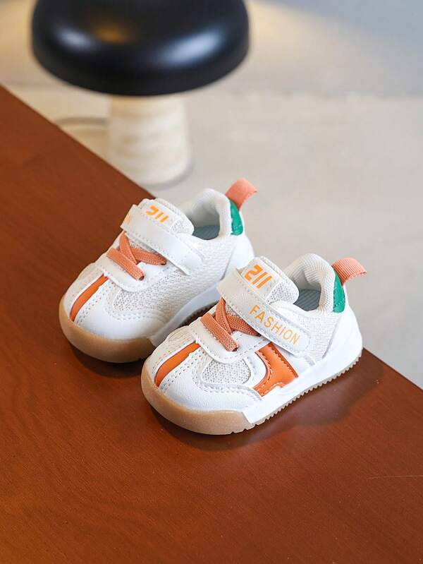 Toddler's Mesh Walking Shoes 0-2 Years Old, Boys/Girls Breathable Casual Sports Sneakers For Baby