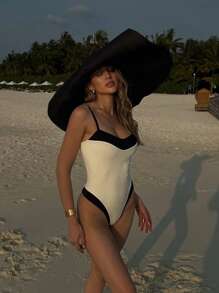 Sexy Backless Halter Tie-Up Monokini Swimsuit