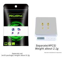 Risk Cycling Titanium Alloy Screws For Brake Cylinder Heads Of Mountain Bikes, Integral And Split Oil Chamber Cover Screws, SLX/XT/XTR Fixed Titanium Screws