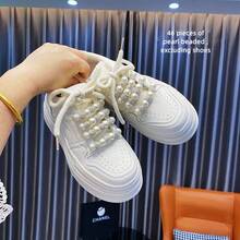 46 piezas de Joyería DIY con cuentas de perlas, accesorios en forma de estrella de cinco puntas de color gelatina para zapatos blancos, zapatos deportivos y casuales, hebillas para cordones - Multicolor - Ver 4