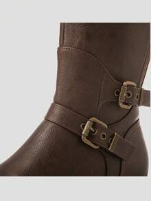 Visit The GLOBALWIN Store GLOBALWIN Women's Knee High Fashion Boots For Women Fall Boots Halloween Season - 棕色 - 查看 3