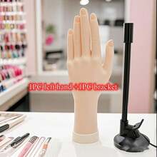 Practice Silicone Hand Foot Model Nail Art Training Display Fake Half Foot Model Pedicure Tattoo Practice Silicone Foot Model Toe Photo Simulation Foot Jewelry Necklace Jewelry Display Silicone Simulation Model