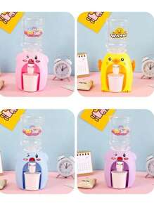 1 Pieza Lindo Diseño De Animal Juguete Dispensador De Agua Para Niños, Presiona Para Liberar Agua, Dispensador De Jugo, Dispensador De Bebidas