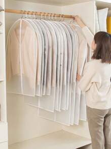 1/5 pezzi (4 misure disponibili) Buste portaabiti richiudibili con cerniera, custodia per abiti, borsa di stoccaggio a prova di polvere e impermeabile per cappotti, giacche, camera da letto, bagno, camera universitaria