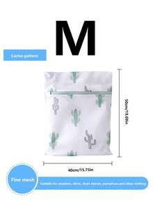 1pc菠萝图案小树图案蓝叶图案仙人掌洗衣袋洗衣机家用毛衣内衣文胸清洗网袋衣服防变形过滤网加厚 - 彩色 - 查看 28