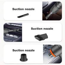 1 pieza Aspiradora inalámbrica de alta potencia, Aspiradora de mano recargable por USB para el hogar y el coche, Succión potente, Funciones únicas de succión y soplado, Batería de 2000mAh