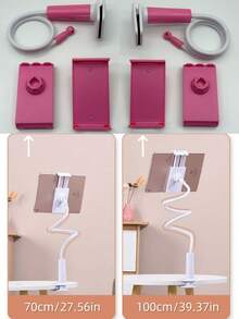 1 件 360° 旋转平板电脑和手机支架，带螺旋底座，适用于书桌、床边、桌子、办公室、电脑桌的休闲支架