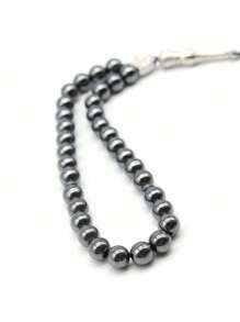 1 pieza 33 cuentas de 8mm Ágata negra Cuentas de oración musulmanas Rosario Tasbih, Accesorios religiosos islámicos