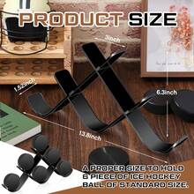 Acryl Eishockey Puck Ausstellungskasten zum Ausstellen Ihres signierten Eishockey Pucks, schwarzer Ausstellungskasten Kollektion Geschenk (35 x 4,5 x 16 cm)