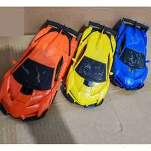 1 件一键遥控变形赛车模型玩具车，颜色随机，汽车，汽车，遥控车 - 彩色 - 查看 9