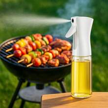 1pc PET Spray Oil Bottle, Dual-Use Oil Sprayer & Dispenser For Grilling, Cooking, Kitchen, Sauce Bottle, Spray Bottle, Plastic Sprayer - Oil Spray Bottle - View 9