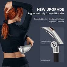Rechargeable Handheld Neck Massager Cordless Electric Back Massage Tool For Shoulder Foot Leg Calf Gifts For Women And Men - asPic - View 2