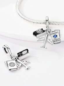 STYFNE 1 Set de Colgantes Conmemorativos de Ceremonia de Graduación: Colgante de Gorila, Colgante de Bulldog, Colgante de Calavera, Suministros de Pulsera con Cuentas para Hacer Joyería DIY, Pequeños Regalos Diarios Hechos a Mano para Mujeres