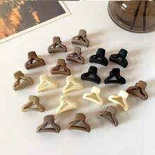 10/20件迷你咖啡色爪夹小公主发夹刘海夹发卡发饰（颜色随机）