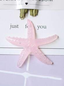 30 piezas de 1.57 pulgadas de estrella de mar de resina de colores, cabuches de estrella de mar en miniatura, decoraciones de bricolaje de respaldo plano, decoraciones festivas de pared y fiesta, decoraciones para el hogar y la habitación, accesorios para acuario, reptil barba dragón, tanque de tortuga, colores aleatorios