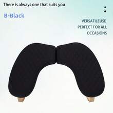 U 型美甲扶手枕，适用于桌面美甲沙龙，带可拆卸支架，尺寸为 17.72x11.81x6.69 英寸。[人体工程学舒适度]：U 型设计搭配倾斜结构，提供最佳手部定位，并减少长时间美甲过程中手臂的疲劳