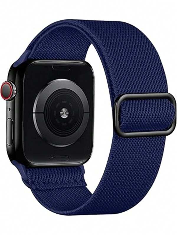 Bracelet de montre en nylon compatible avec le bracelet Apple, doux, respirant et élastique. Bracelet de montre en nylon sport compatible avec 38/40/41/42/44/45/46/49 mm. Bracelet de montre compatible avec Ultra/10/9/8/7/5/6/4/3/SE pour hommes et femmes. Ajustez la longueur à la main, facile à porter.