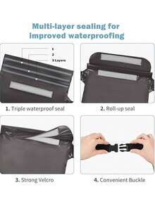 1pc Waterproof Swimming Diving Bag, PVC Waist Bag Shoulder Bag, Underwater Phone Case, Waterproof Waist Bag PVC Bag Waist Bag For Men And Women With Adjustable Waist Belt, Waterproof Dry Bag To Keep Cell Phone And Valuables And Dry, Great For Kayaking, Beach, Camping And Swimming